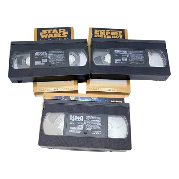 Star Wars Trilogy VHS Boxset Special Edition New Hope Empire Return Jedi 1997 - Picture 7 of 10